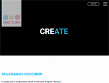Tablet Screenshot of creators.se